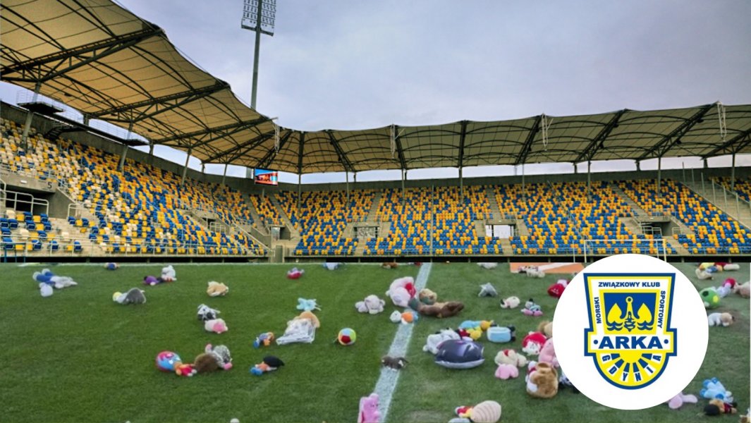 Podaruj Pluszaka dla Dzieciaka i Zwierzaka. Akcja Charytatywna Kibiców Klubu Arka (mat. organizatora)