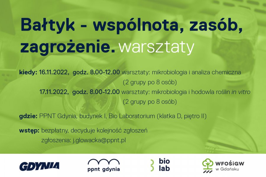 Warsztaty: Bałtyk – wspólnota, zasób, zagrożenie (mat. organizatora)