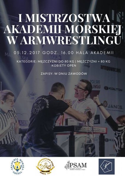 Mistrzostwa Akademii Morskiej w Armwrestlingu