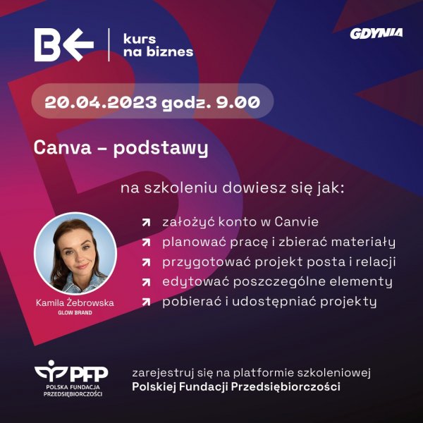 Kurs na biznes: Canva - podstawy