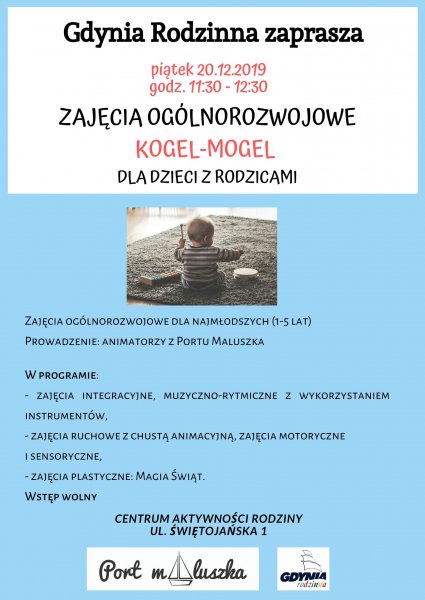 zajęcia dla maluszków 20.12.2019