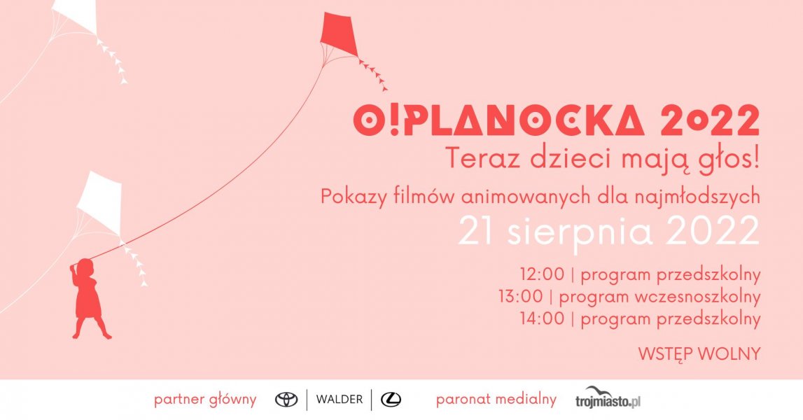 O!PLANOCKA 2022. Pokazy filmów animowanych dla dzieci