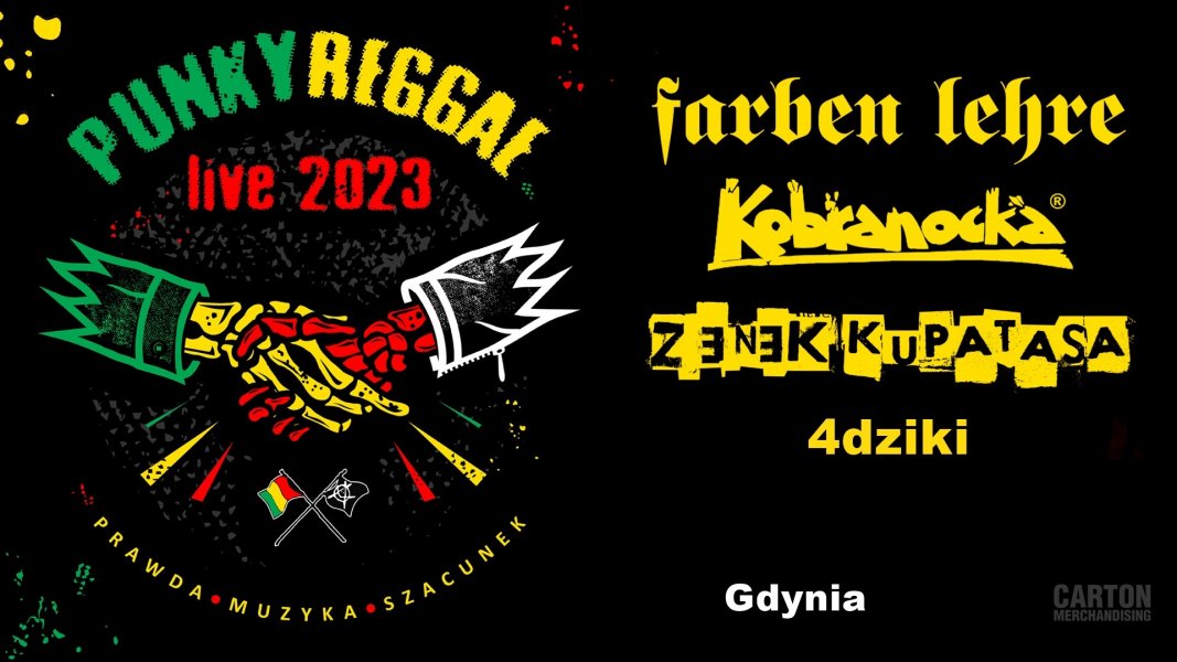 Punky Reggae Live 2023: Farben Lehre, Kobranocka, Zenek Kupatasa, 4dzik w Gdyni