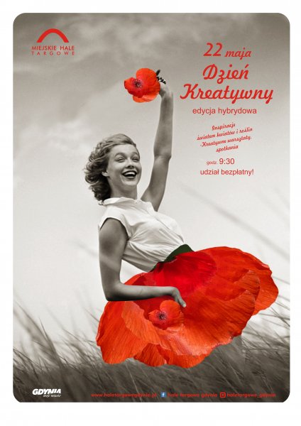 Kwiatowy Dzień Kreatywny Hal Targowych 22.05.2021