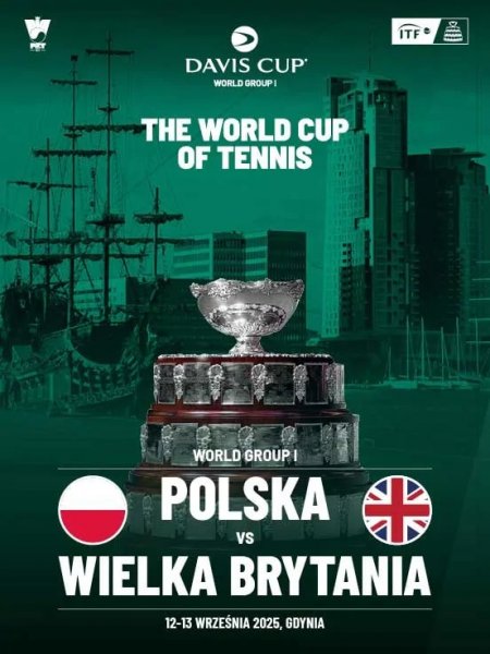 Davis Cup Gdynia 2025: Polska - Wielka Brytania