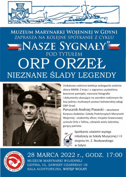 Nasze sygnały: ORP Orzeł - nieznane ślady legendy (mat. organizatora)