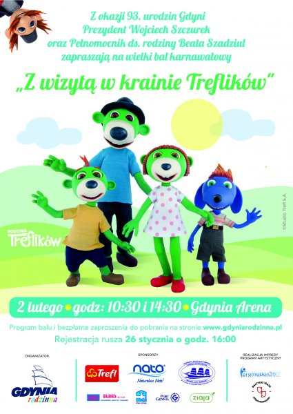 Wielki bal karnawałowy z rodziną Treflików