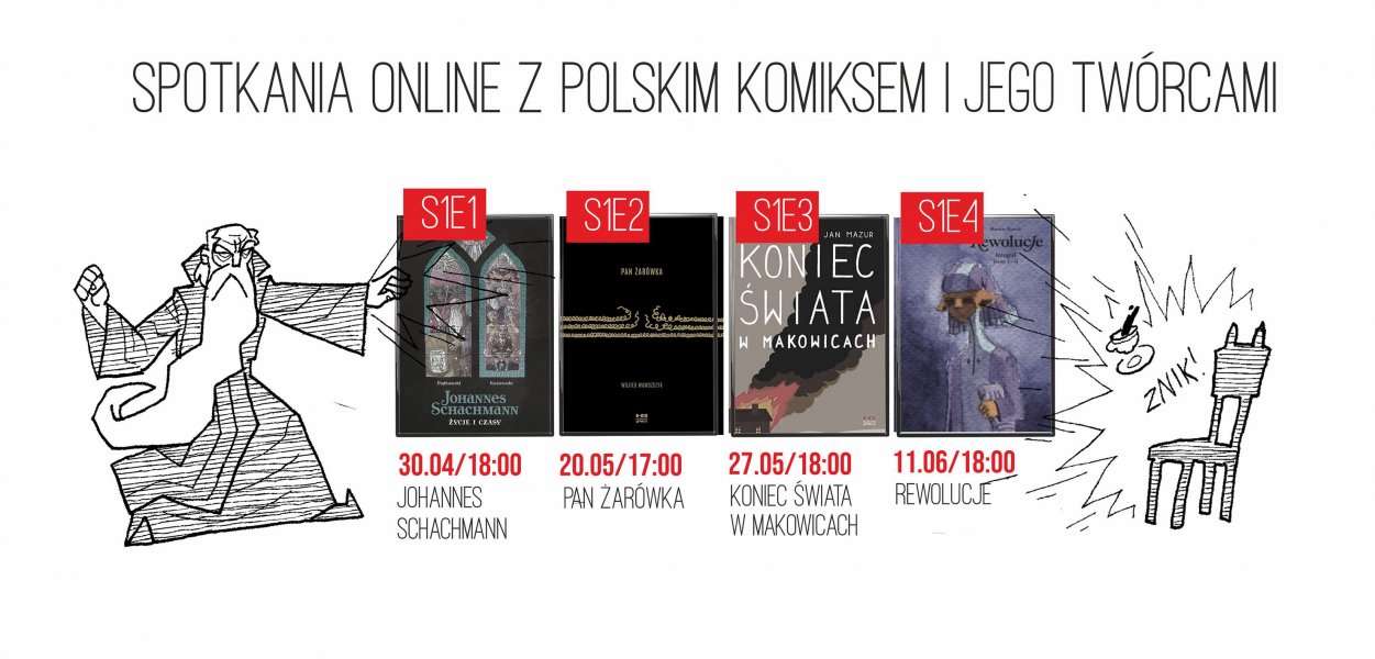 Spotkania z polskim komiksem online #4 (fot. Biblioteka Gdynia)