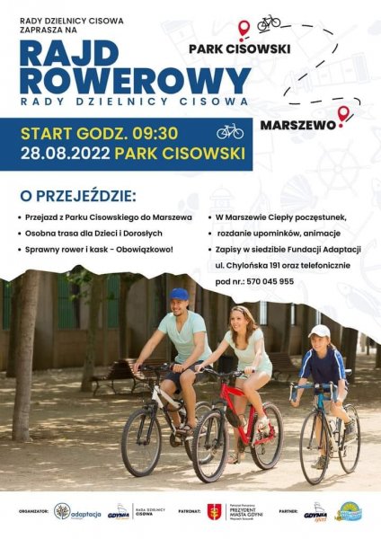 Rajd rowerowy na Cisowej 