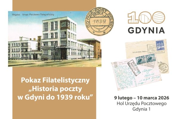 Pokaz Filatelistyczny „Historia poczty w Gdyni do 1939 roku”