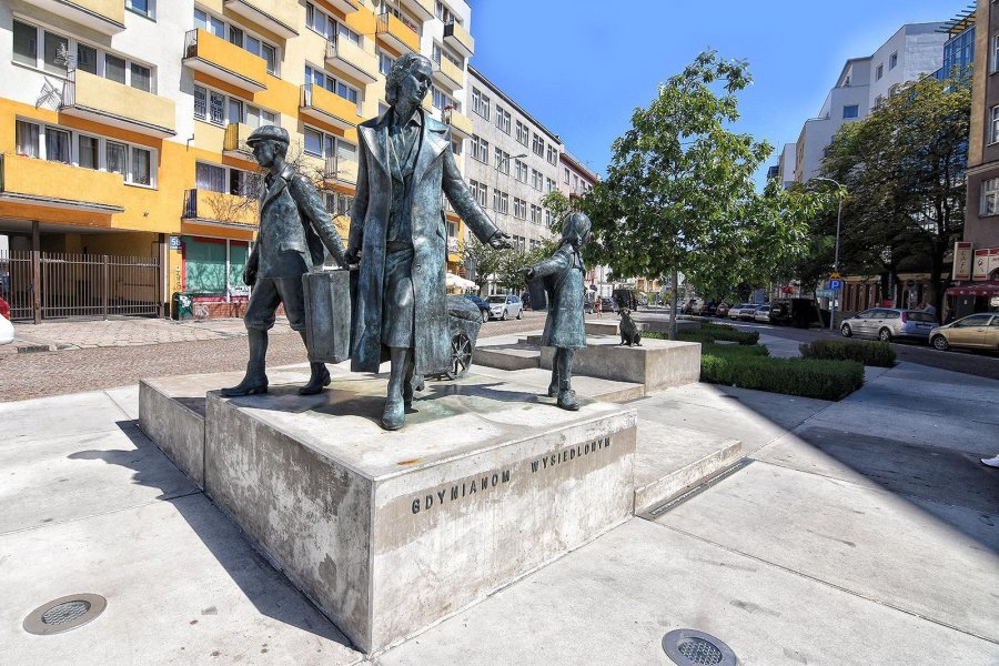 Pomnik Gdynian Wysiedlonych // fot. Michał Puszczewicz