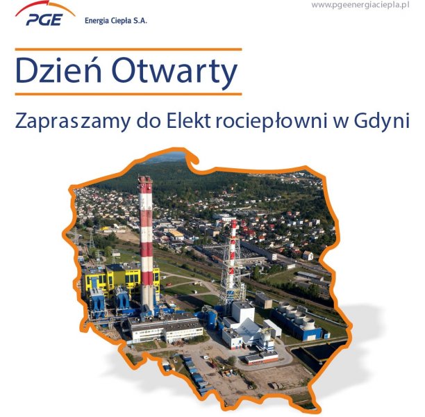 Dzień otwarty Elektrociepłowni w Gdyni - plakat // mat. Elektrociepłownia w Gdyni