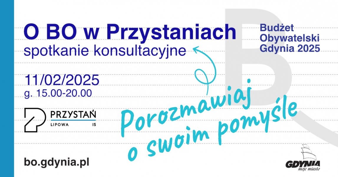 O BO2025 w Przystani Opata Hackiego 33: spotkanie konsultacyjne