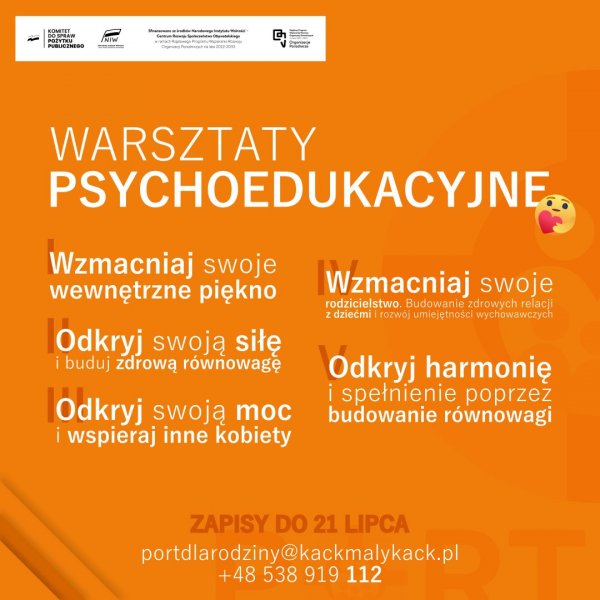Warsztaty Psychoedukacyjne
