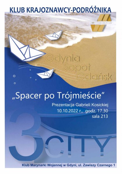 „Spacer po Trójmieście”. Spotkanie z Gabrielą Kosicką