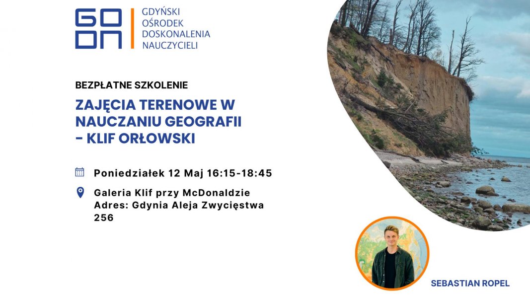 Zajęcia terenowe w nauczaniu geografii: Klif Orłowski