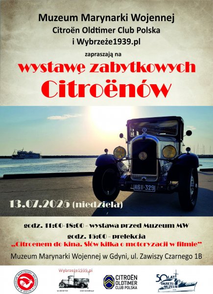 Wystawa zabytkowych Citroenów i prelekcja