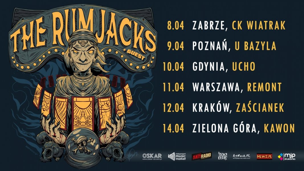 Koncert The Rumjacks, Molly Malone’s (mat. organizatora)