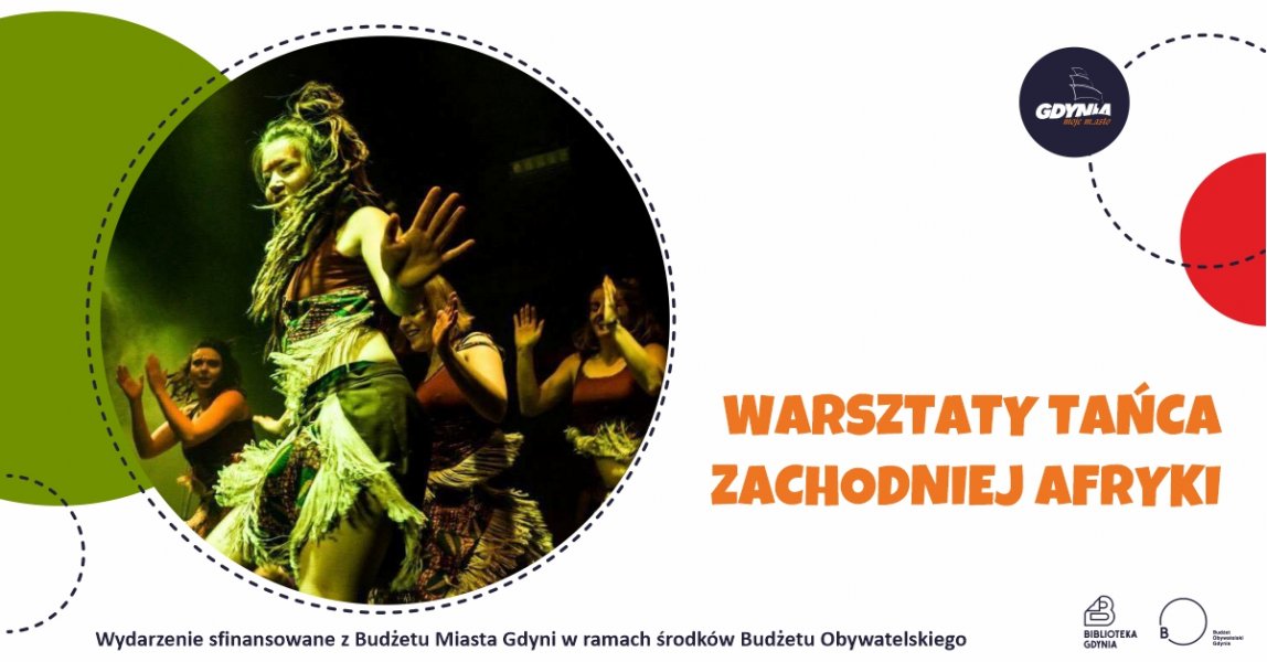 Warsztaty tańca zachodniej Afryki w Bibliotece Obłuże