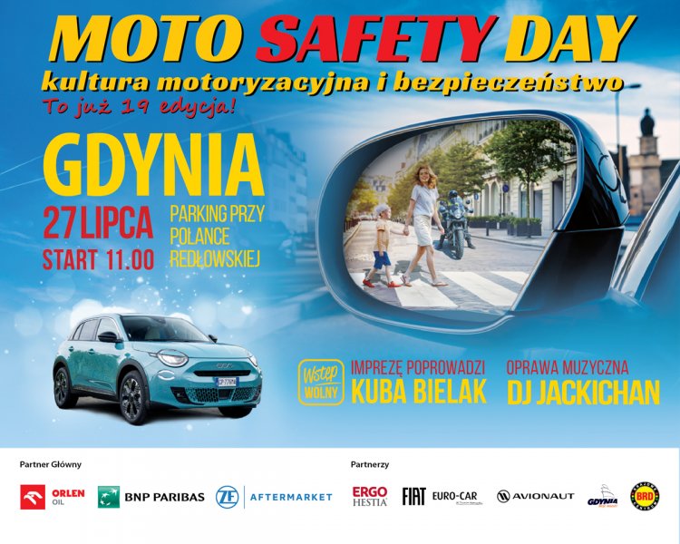 Symulator dachowania podczas Moto Safety Day w 2023 r. (fot. Mirosław Pieślak)