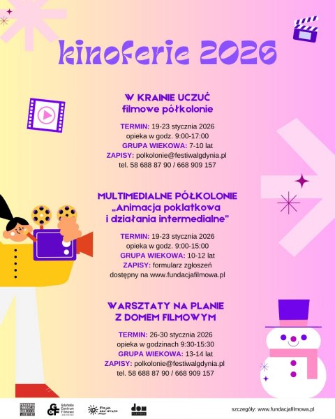 Kinoferie 2026 | Gdyńskie Centrum Filmowe 