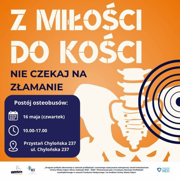 Z miłości do kości - mobilne punkty badań profilaktycznych przeciwko osteoporozie