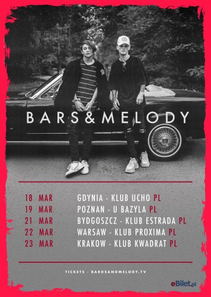 Bars & Melody – Sadboi Tour (mat. organizatora)