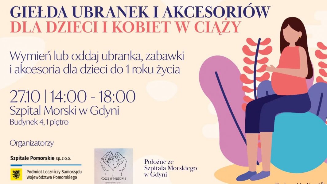 Giełda ubranek i akcesoriów dla dzieci i kobiet w Ciąży