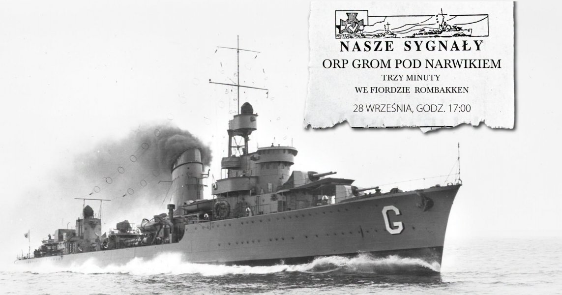 ORP Grom pod Narwikiem. Trzy minuty we Fiordzie Rombakken