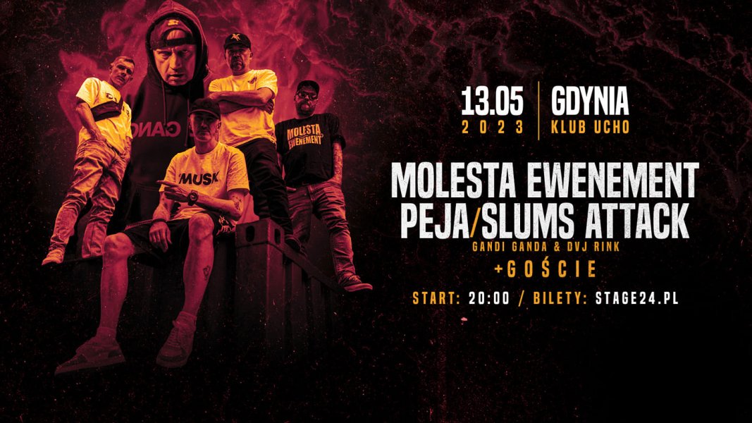 Koncert Molesta Ewenement, Peja/Slums Attack (mat. organizatora)