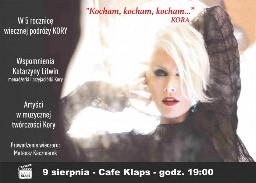 Wieczór z Korą w Cafe Klaps