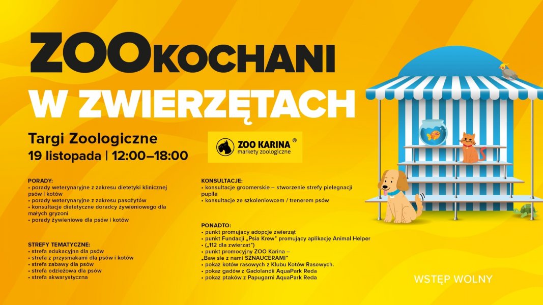 Targi zoologiczne „ZOOKochani w zwierzętach”