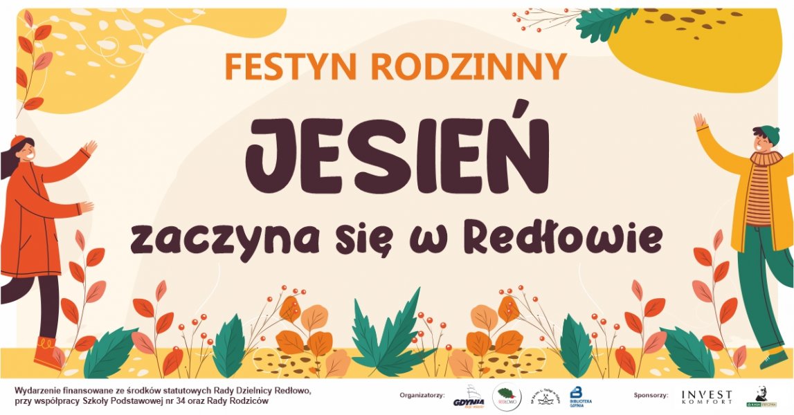 Jesień zaczyna się w Redłowie // para tańcząca pośród liści //mat. #dzielnicewGdyni