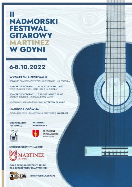 II Nadmorski Festiwal Gitarowy Martinez w Gdyni (mat. organizatora)