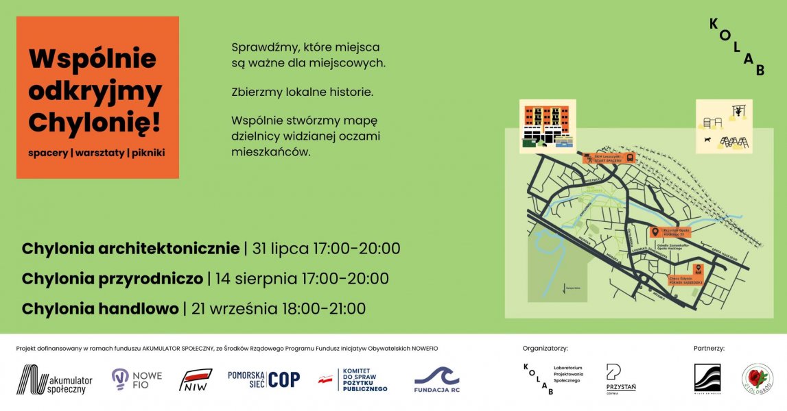 Wspólnie odkryjmy Chylonię! Spacery, warsztaty i pikniki sąsiedzkie