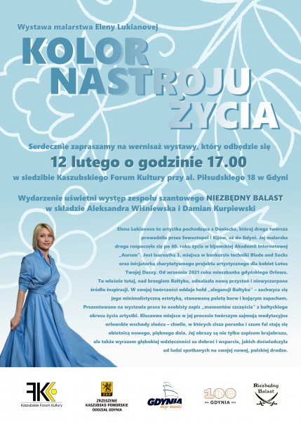 Wernisaż wystawy malarstwa „Kolor nastroju życia” i koncert szantowy