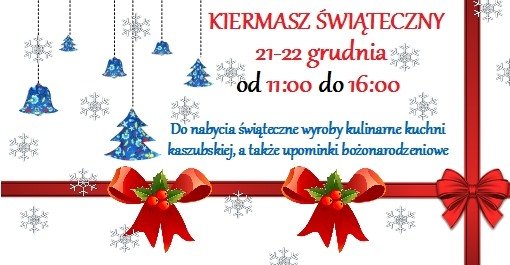 Kiermasz świąteczny 21.12.2019