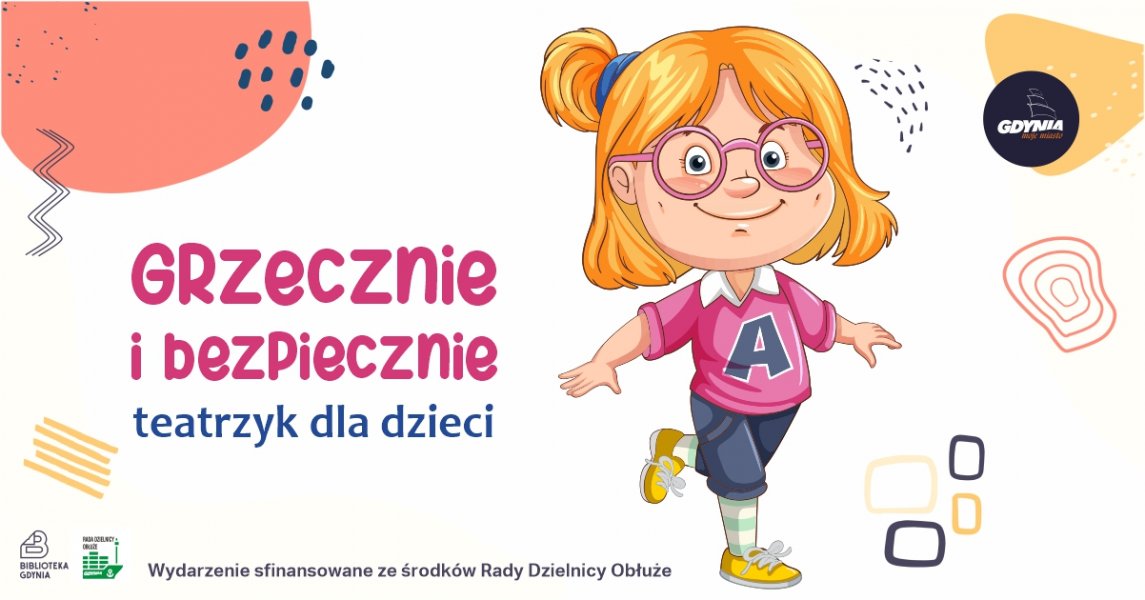 Teatrzyk dla dzieci „Grzecznie i bezpiecznie” w Bibliotece Obłuże