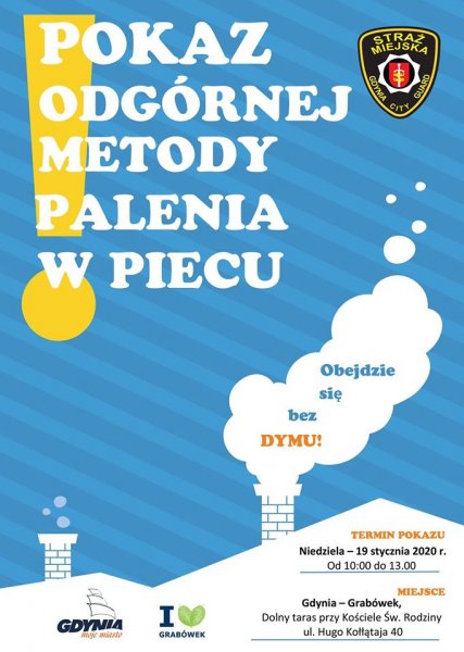 Pokaz odgórnej metody palenia w piecu 19.01.2020 