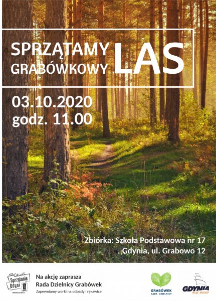 Sprzątamy Grabówkowy Las 3.10.2020