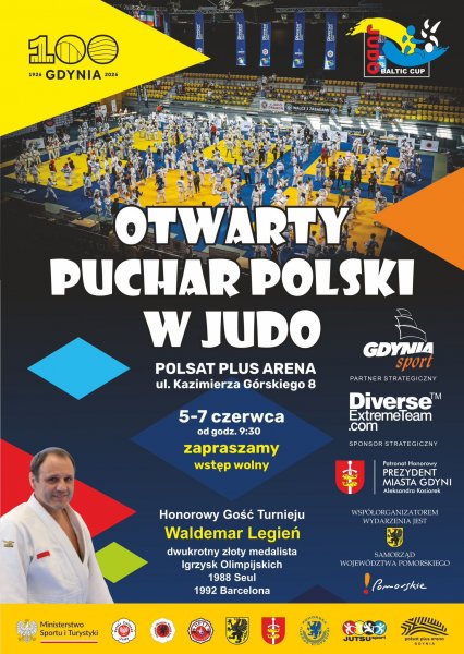 Judocy na tatami podczas turnieju Judo Baltic Cup (fot. Zbigniew Sobisz)