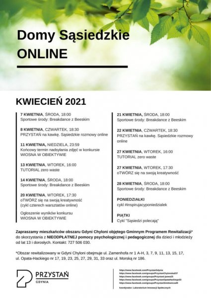 Kwiecień w Przystaniach
