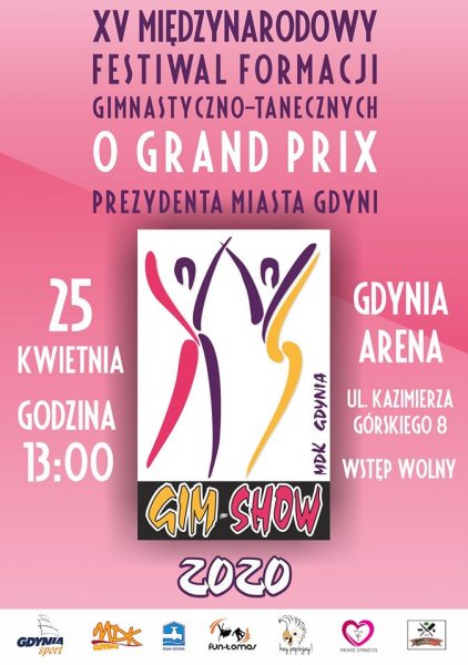 XV Międzynarodowy Festiwal Gimnastyczno-Taneczny 25.04.2020
