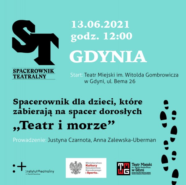 Teatr i morze. Spacer teatralny dla rodzin z dziećmi 13.06.2021