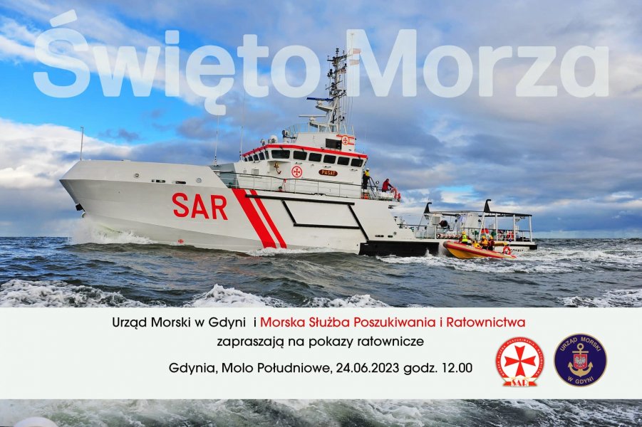 Pokazy ratownicze 24.06.2023 - Gdynia, Molo Południowe