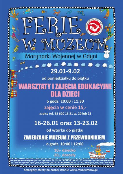 Ferie w Muzeum Marynarki Wojennej w Gdyni