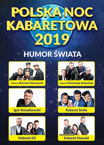 Polska Noc Kabaretowa 2019 // mat. prasowe organizatorów