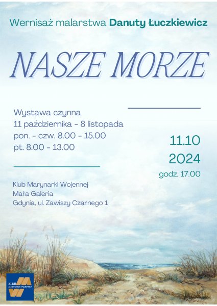 Wernisaż wystawy malarstwa Danuty Łuczkiewicz „Nasze morze”