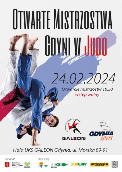 Otwarte Mistrzostwa Gdyni w Judo