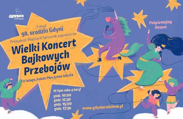 Wielki Koncert Bajkowych Przebojów z okazji urodzin Gdyni